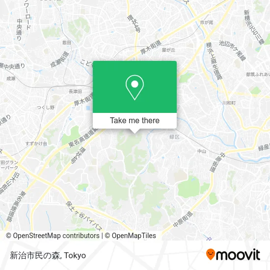 新治市民の森 map