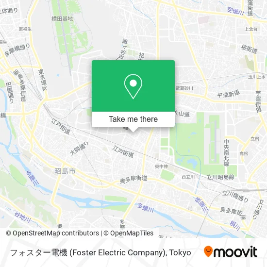 フォスター電機 (Foster Electric Company) map