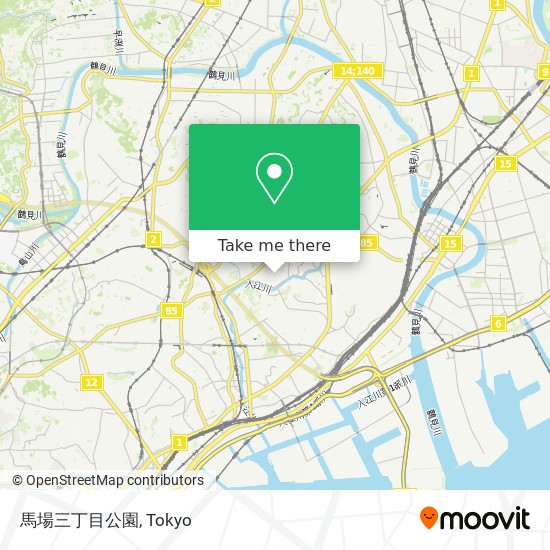 馬場三丁目公園 map