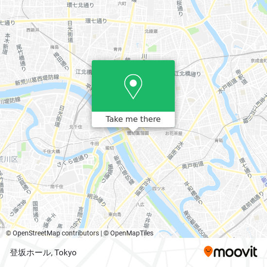 登坂ホール map