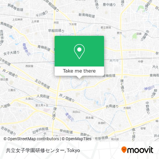 共立女子学園研修センター map