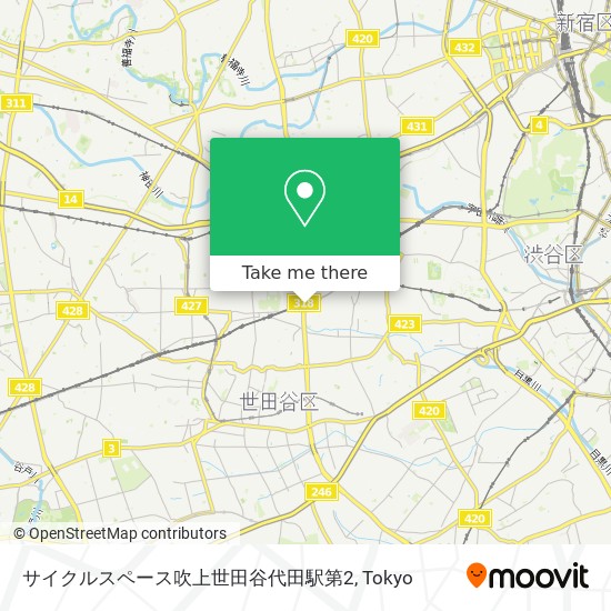 サイクルスペース吹上世田谷代田駅第2 map