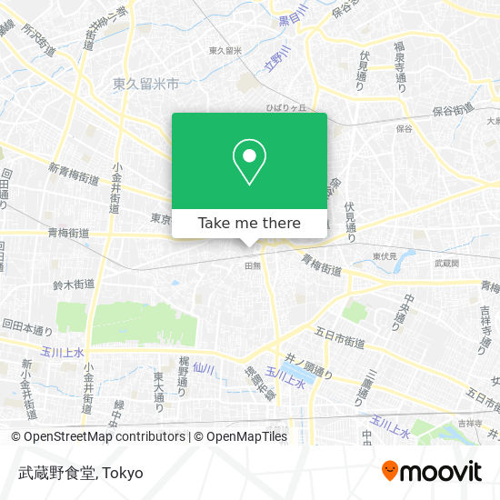 武蔵野食堂 map