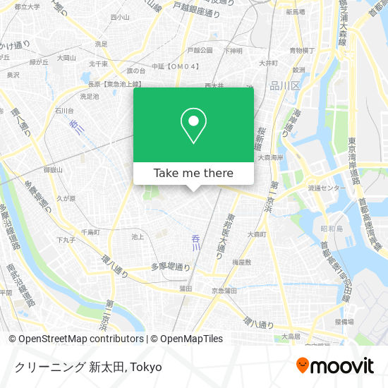 クリーニング 新太田 map