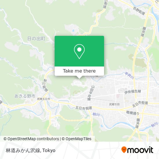 林道みかん沢線 map