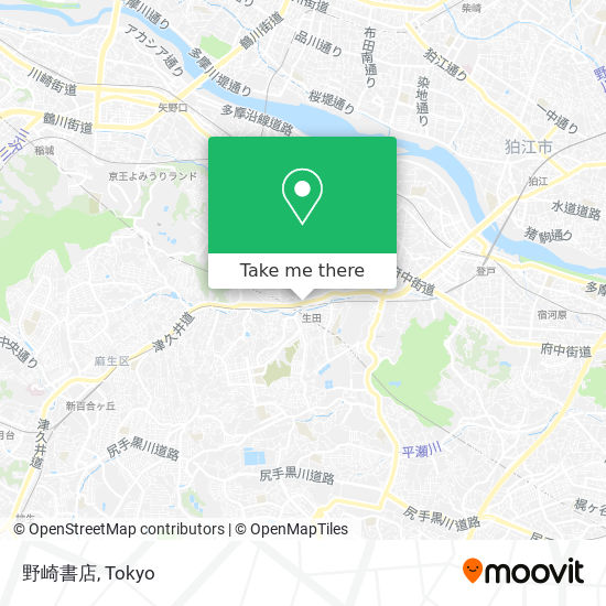 野崎書店 map