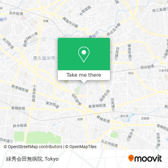 緑秀会田無病院 map