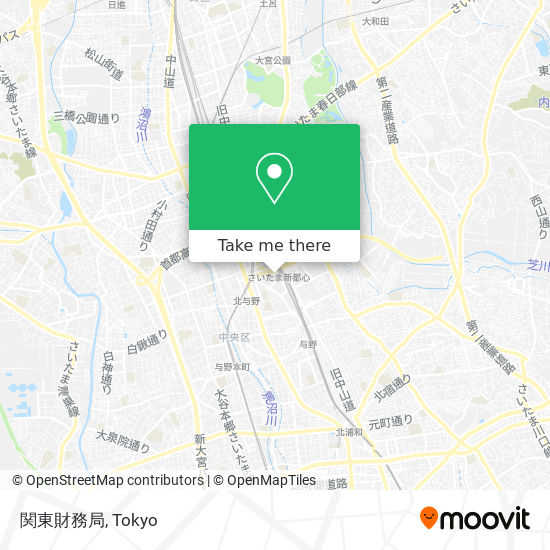 関東財務局 map