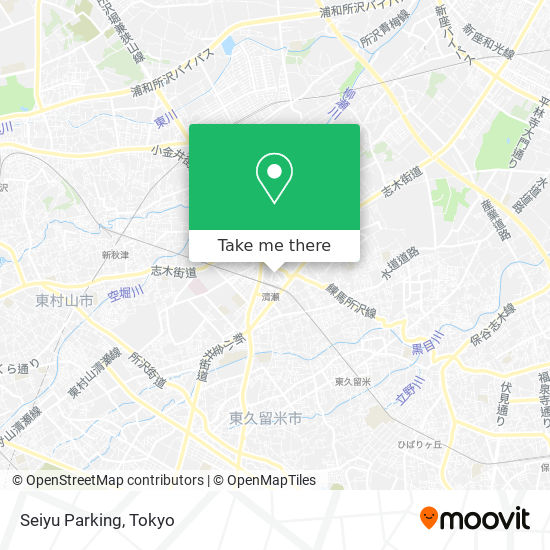 Seiyu Parking map
