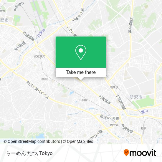 らーめん たつ map