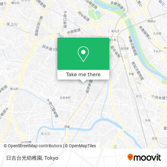日吉台光幼稚園 map