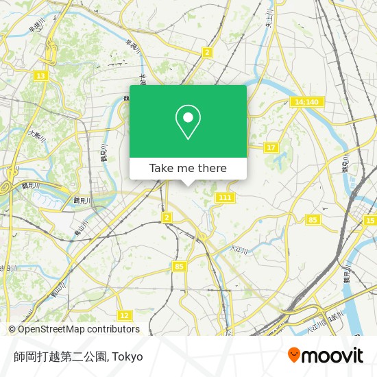 師岡打越第二公園 map