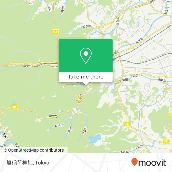 旭稲荷神社 map
