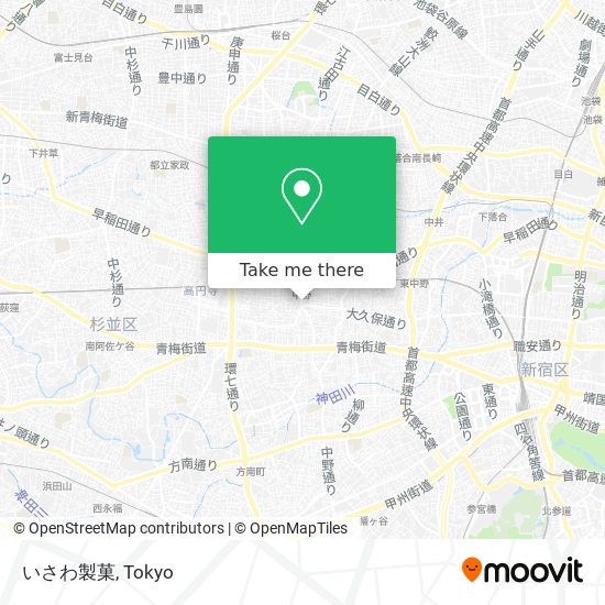 いさわ製菓 map
