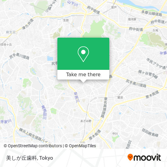 美しが丘歯科 map