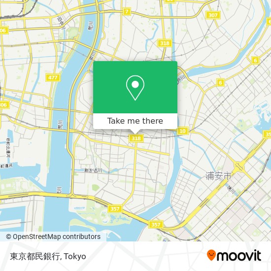 東京都民銀行 map