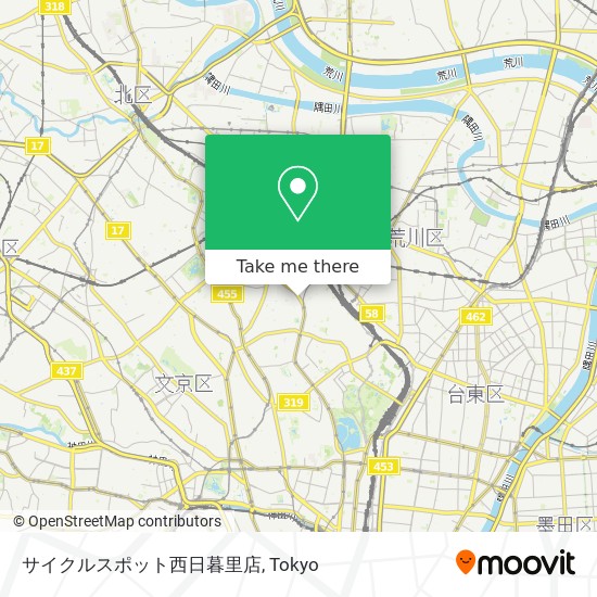 サイクルスポット西日暮里店 map