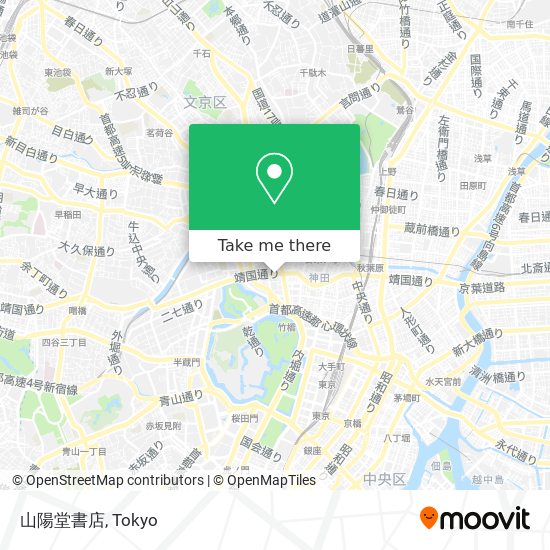 山陽堂書店 map