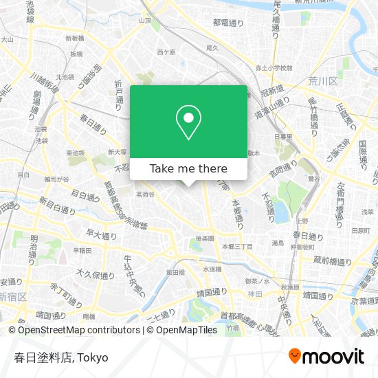 春日塗料店 map