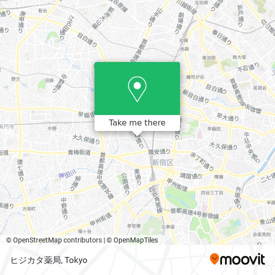 ヒジカタ薬局 map