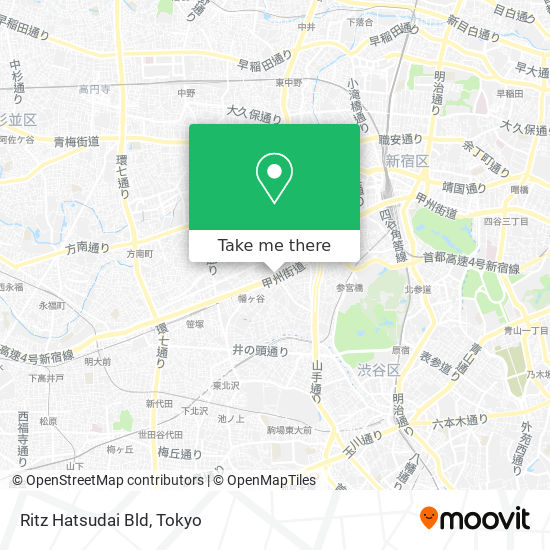 Ritz Hatsudai Bld map