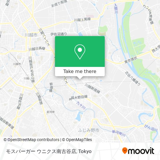 モスバーガー ウニクス南古谷店 map