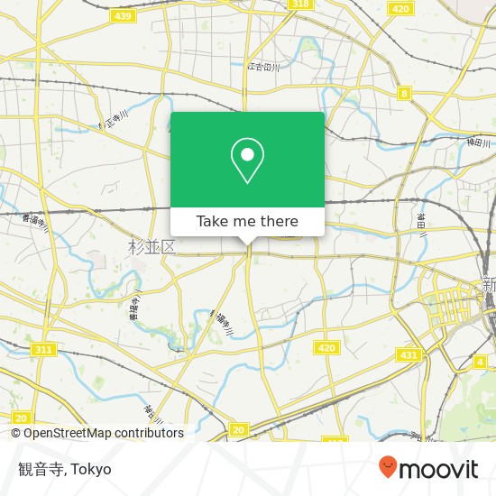 観音寺 map