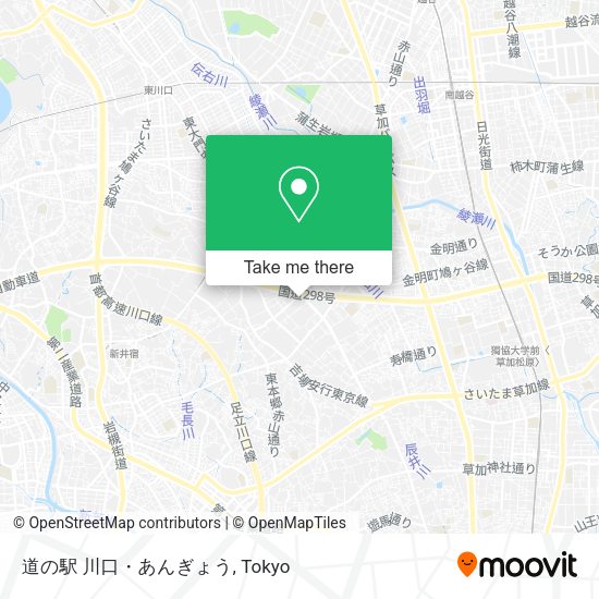 道の駅 川口・あんぎょう map