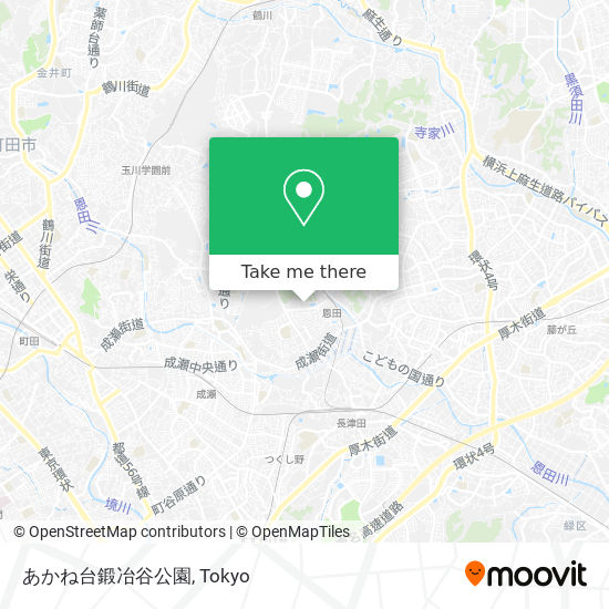 あかね台鍛冶谷公園 map