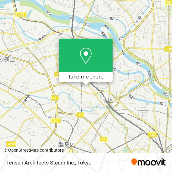 Tensen Architects Steam Inc. map
