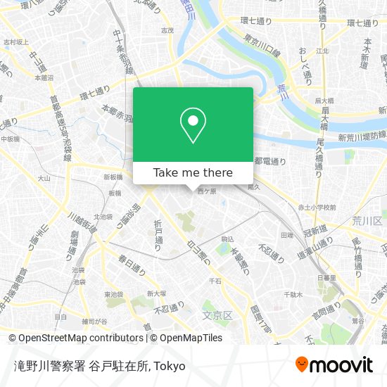 滝野川警察署 谷戸駐在所 map