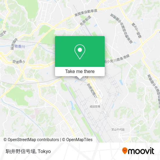 駒井野信号場 map