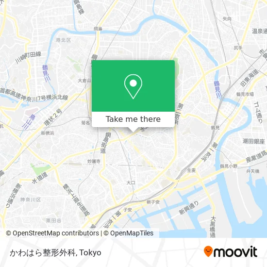 かわはら整形外科 map