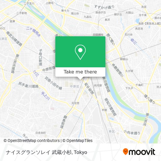 ナイスグランソレイ 武蔵小杉 map