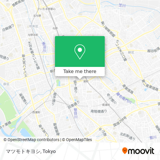 マツモトキヨシ map