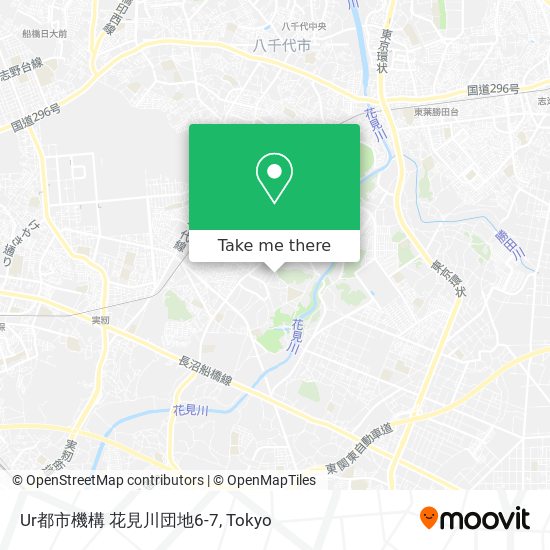 Ur都市機構 花見川団地6-7 map
