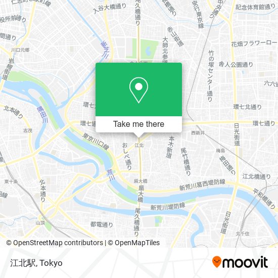 江北駅 map