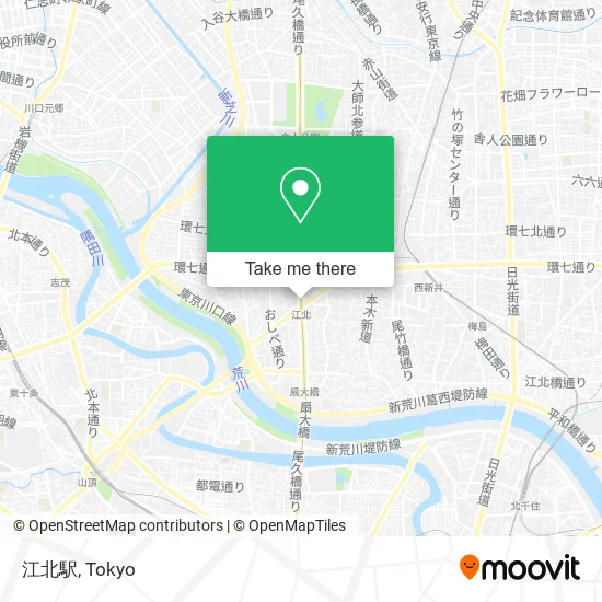 江北駅 map