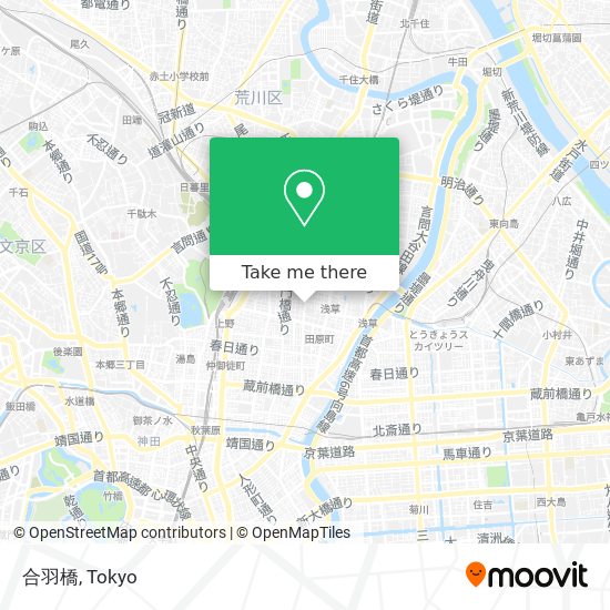 合羽橋 map