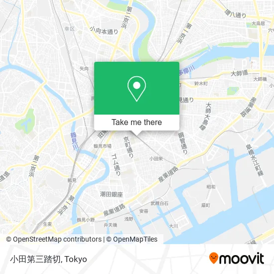 小田第三踏切 map