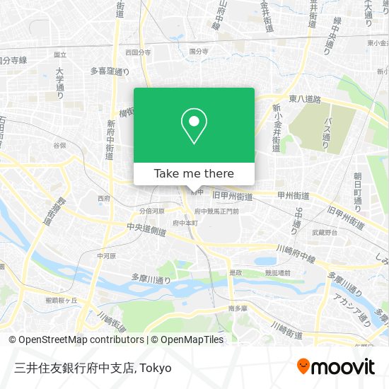 三井住友銀行府中支店 map