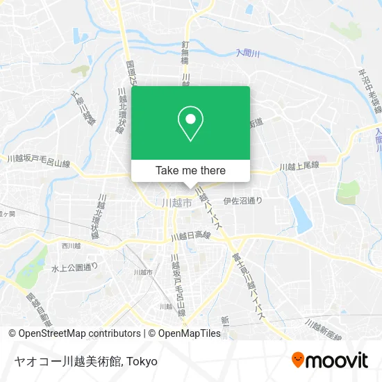 ヤオコー川越美術館 map