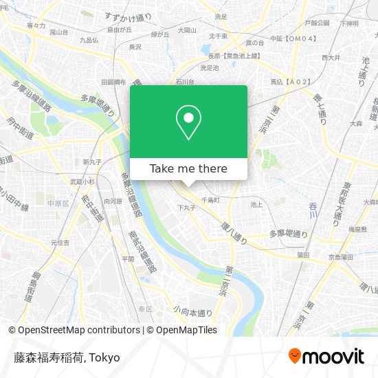藤森福寿稲荷 map