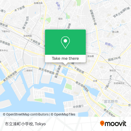 市立湊町小学校 map