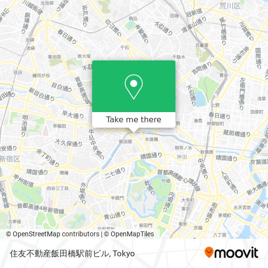 住友不動産飯田橋駅前ビル map