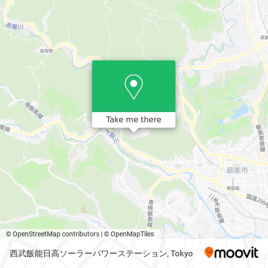 西武飯能日高ソーラーパワーステーション map