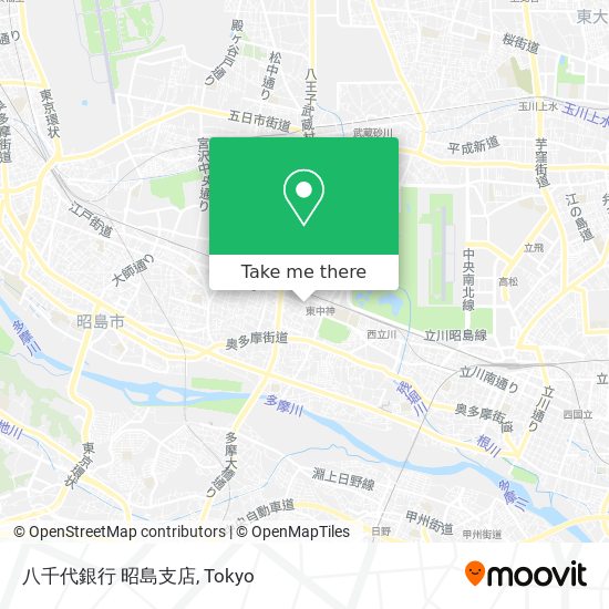 八千代銀行 昭島支店 map