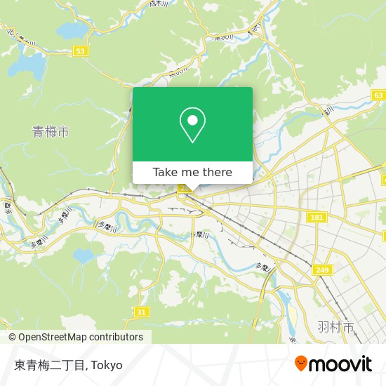 東青梅二丁目 map