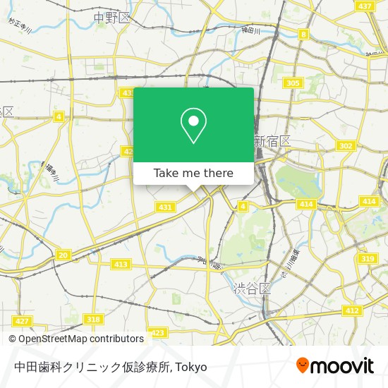 中田歯科クリニック仮診療所 map