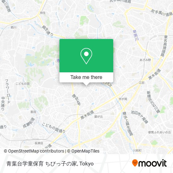 青葉台学童保育 ちびっ子の家 map